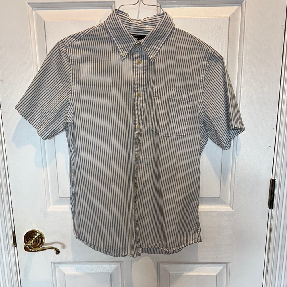 Abercrombie Classic Striped Men's short sleeved button down Shirt